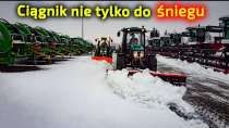 Embedded thumbnail for Ciągnik nie tylko do odśnieżania kosi trawę, kopie rowy, pracuje na gospodarstwie