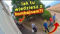 Embedded thumbnail for  Kierowca Piotr na ostrym zakręcie Jak On wjedzie ciężarówką z kombajnem?! Przodem niemożliwe!