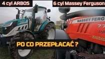Embedded thumbnail for Silnik 6 vs 4 cyl Siła uciągu Massey Ferguson vs ARBOS | Orka | Traktor Moc Nowy nabytek Spalanie