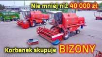 Embedded thumbnail for Dobry interes BIZON Z058 Korbanek skupuje i sprzedaje kombajny zbożowe w ramach rozliczeń