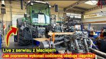 Embedded thumbnail for Na żywo z serwisu  Maciej omawia jak poprawnie wykonać codzienną obsługę ciągnika
