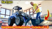 Embedded thumbnail for Live ze sklepu Największa miniładowarka - licytacja od 1 zł