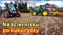 Embedded thumbnail for To się dzieje na polu po kukurydzy Ciągnik John Deere, Arbos i talerzówka