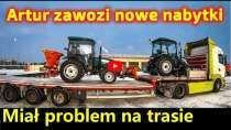 Embedded thumbnail for Artur miał komplikacje na trasie wpakował się ładunkiem w polną zaśnieżoną drogę było ciemno…