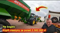 Embedded thumbnail for Na bogato dzisiaj kupili przyczepę przeładowaczą, jutro przywiozą im nowy ciągnik i kombajn