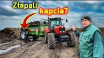 Embedded thumbnail for Złapali kapcia? w wielkim kole rozrzutnika obornika Bergmann TSW 2140 [Korbanek]