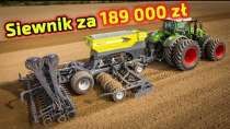 Embedded thumbnail for Wyprzedaż 189 000 zł, szybki (do 20 km/h) Bierny agregat uprawowo-siewny SKY.