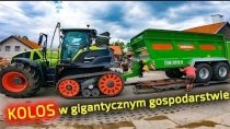 Embedded thumbnail for KOLOS trafił do GIGANTYCZNEGO gospodarstwa Zielonka Pasłęcka