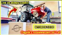 Embedded thumbnail for Na żywo ze sklepu części Ciągnik z rozsiewaczem od 1 zł? + gość SPECJALNY