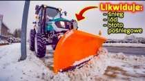 Embedded thumbnail for Tani ciągnik rolniczy do odśnieżania 25 KM wystarczy z pługiem i posypywarką