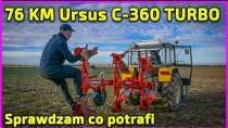 Embedded thumbnail for 76 KM ! Ursus C-360 TURBO Rolnik z Hollywood+Jockerfarm+Matheo780 Emocjonujący test na 3 ciągniki