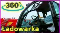 Embedded thumbnail for Jeszcze tak nie było Ładowarka teleskopowa Obraz filmu obracaj w dowolnej płaszczyźnie VR 360º