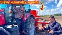 Embedded thumbnail for Siew kukurydzy 2024 siewnik punktowy Sola VELOX