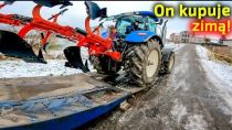 Embedded thumbnail for Nowy nabytek kupił pług Gregoire Besson Rover 5 zimą [Korbanek]