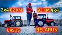Embedded thumbnail for Przeciąganie liny 82 KM URSUS vs BELARUS 92 KM Moc, masa, siła uciągu