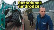Embedded thumbnail for Rozładunek na drodze Pośpiech niewskazany ! Nowy ciągnik z dostawą do domu rolnika