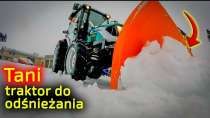 Embedded thumbnail for Gdzie zima nie zaskoczyła drogowców? Odśnieżanie najtańszym Nowym ciągnikiem z posypywarką i pługiem