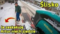 Embedded thumbnail for Skoczył z samochodu na oblodzony chodnik! Wolał aby Artur zjechał ciągnikiem Czy poszło dobrze?