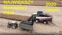 Embedded thumbnail for Jak sypie rzepak 2020 NAJWIĘKSZY kombajn klawiszowy Rostselmash RSM 161 Rozładunek w biegu