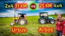 Embedded thumbnail for Przeciąganie liny 31 KM URSUS vs ARBOS 25 KM Moc, masa a Siła uciągu?