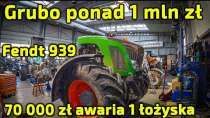 Embedded thumbnail for Ponad 1 mln zł kosztują ciągniki Fendt 939 70 000 zł kosztuje naprawa skutków awarii 1 łożyska!!!