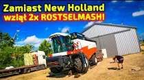Embedded thumbnail for Zamiast New Holland Piotr przywiózł 2 szt. Rostselmash Acros 595+