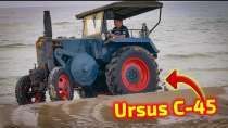 Embedded thumbnail for Najcieplejszy dzień wyprawy Ciągnik Ursus c45 Bałtyk trip traktor Korbanek