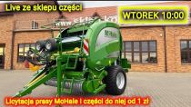 Embedded thumbnail for Na żywo ze sklepu części  Licytujemy prasę McHale i części do niej