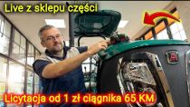 Embedded thumbnail for Licytacja na żywo ze sklepu części  Ciągnik 65 KM od 1 zł?