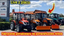 Embedded thumbnail for Na żywo z placu Korbanek  Ciągnik Arbos w nowych kolorach prosto z fabryki Weichai