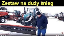 Embedded thumbnail for Większy zestaw na duży śnieg  Pług odśnieżny do odśnieżania jezdni i ulic z ciągnikiem 136 KM