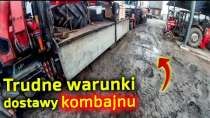 Embedded thumbnail for EKSTREMALNE warunki Wyładunek kombajnu Rostselmash Vector 425 zimą