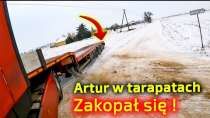 Embedded thumbnail for Wtopa Artur zakopał się ciężarówką na zakręcie Wyciąganie po dostawie nowego nabytku