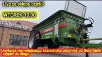 Embedded thumbnail for Na żywo ze sklepu części Licytacja najmniejszego rozrzutnika Bergmann i części do niego