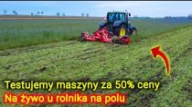 Embedded thumbnail for Live z pola u Rolnika Testujemy na żywo maszyny za 50% ceny