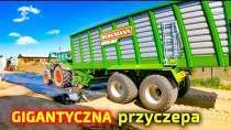 Embedded thumbnail for 80 m3 zielonki na raz? Największa niemiecka przyczepa samozbierająca Bergmann