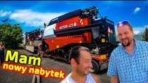 Embedded thumbnail for Kupiłem nowy kombajn!! Łukasz (ten wielki) mi go sprzedał Robas przywiózł i rozładował