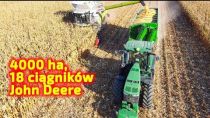 Embedded thumbnail for 4000 ha, 18 ciągników John Deere żniwa w firmie usługowej AGRITO