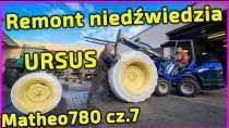 Embedded thumbnail for Ursus Matheo780 Złamany palec, lakier Gruby remont niedźwiedzia cz.7 Korbanek odpicuje ciągnik