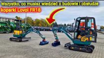 Embedded thumbnail for Koparki Lovol FR 18 z i bez kabiny  szczegółowe omówienie i budowy i instrukcja obsługi