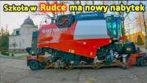 Embedded thumbnail for Grudzień, -10°C w Rudce, na podlaskiej ziemi, przy pałacu Ossolińskich stanął nowy kombajn zbożowy