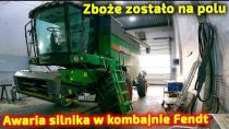 Embedded thumbnail for Podwójne nieszczęście DROGA awaria silnika kombajnu FENDT [Korbanek]