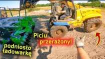 Embedded thumbnail for Czy rolnik podniesie TYTANA? Piciu był przerażony Ryzyko wywrotki przy wyładunku JCB