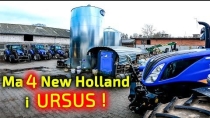 Embedded thumbnail for Ma 4 ciągniki New Holland i kombajn Garażuje tylko URSUSA