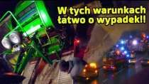 Embedded thumbnail for Krzysztof kierowca nie wyrobił przed zmrokiem Było niebezpiecznie!Rozładunek maszyny