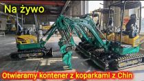 Embedded thumbnail for Przywieźli większe koparki z Chin - LIVE