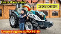 Embedded thumbnail for Na żywo ze sklepu części  licytujemy ciągnik Aupax P5130 od 1 zł