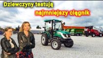 Embedded thumbnail for Dziewczyny badają najmniejszy 25 KM ciągnik Na siłę uciągu !