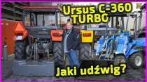 Embedded thumbnail for Udźwig Ursus-a C-360 TURBO =1800 kg Czy mini-ładowarka może podnieść więcej?