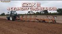 Embedded thumbnail for SZOK Traktor 4 cylindry ciągnie 6 skib pług obrotowy | Orka 2019 | Test | Nowy nabytek